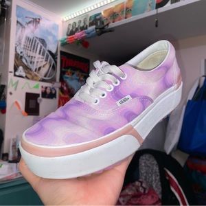 Purple platform Vans